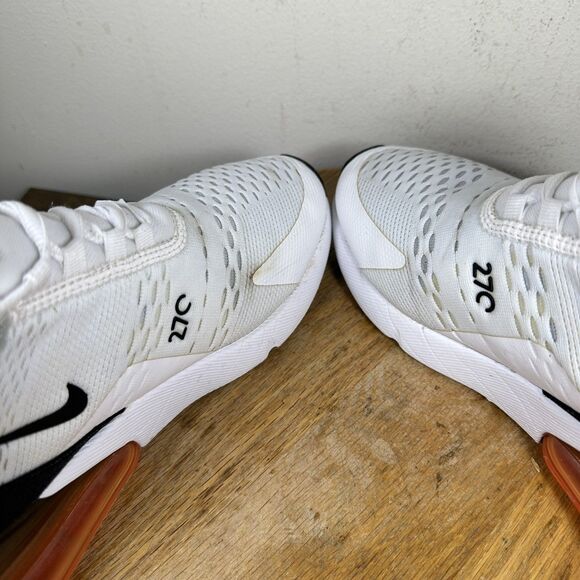Nike Air Max 270 Shoes Mens Size 7.5 White Black Solar Red DH0616-100 Sneakers main image 5